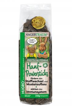 Hanf Power Sticks für Nager 250g - 10 Stück/VPE