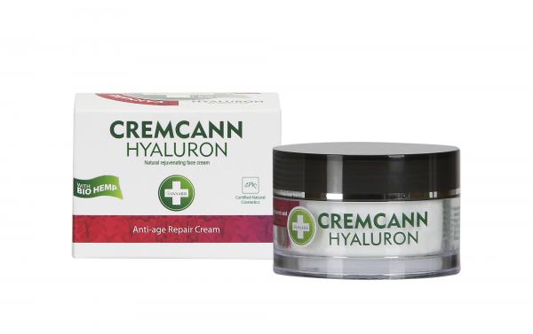 Bio Hanf Gesichtscreme Hyaluron - Cremcann, 50 ml - 6 Stück/VPE
